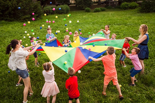 children playing outdoor