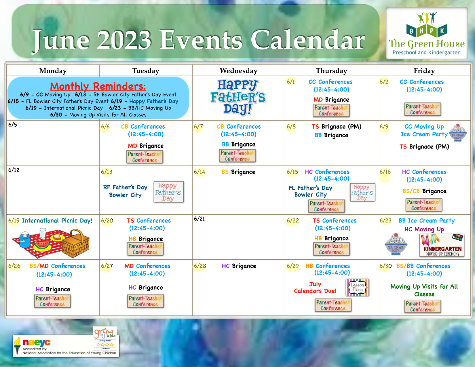 June 2023 Events Calendar